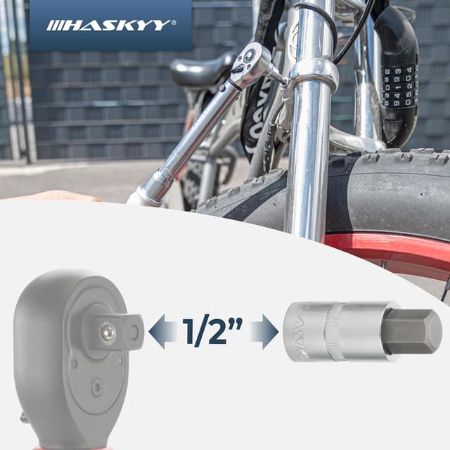 Thumbnail 3 de HASKYY Set chiavi bussola interna 12 pezzi 1/2 5–22mm