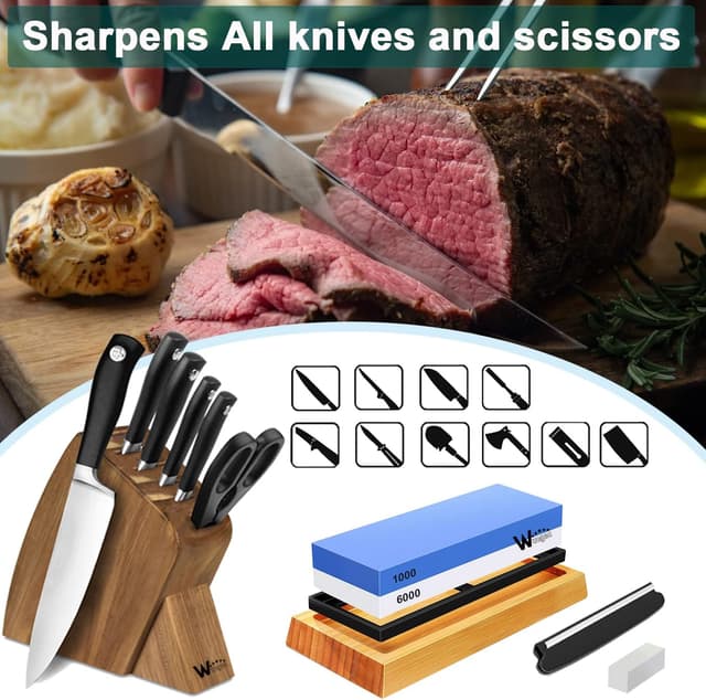 Detalle de Piedra Afilar Cuchillos 1000/6000 Corindón 5 in 1