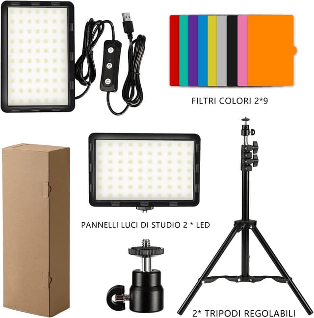 Thumbnail 6 de Photography Video Lighting Kit 5600K LED