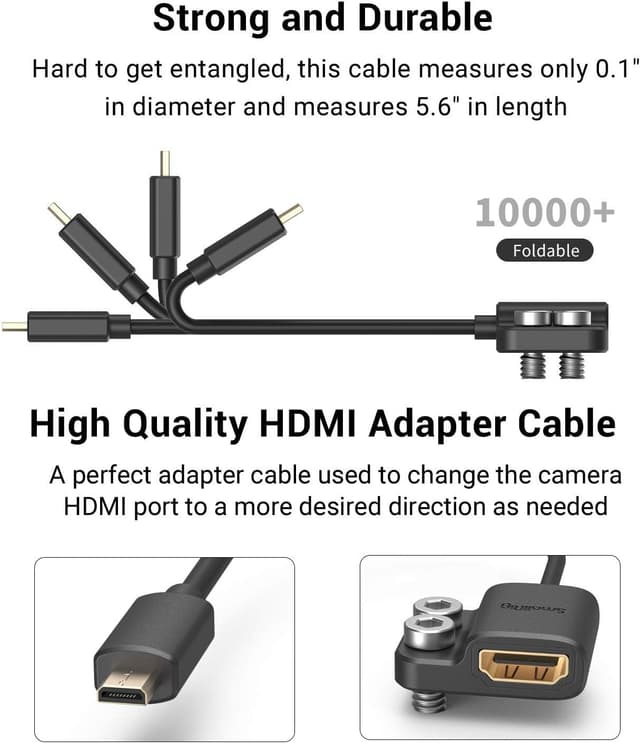Thumbnail 6 de SMALLRIG 3021 Cavo adattatore 14 cm 4K