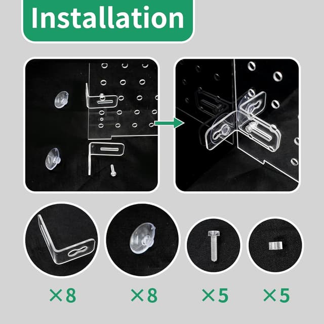 Thumbnail 3 de Acryl-Trennwand 25×30 cm für Aquarium 🐠