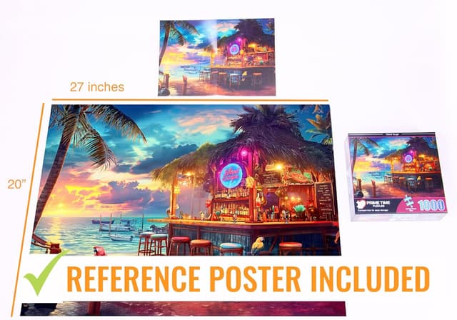 Detalle 2 de Prime Time Puzzles 1000 Piece Jigsaw Puzzle