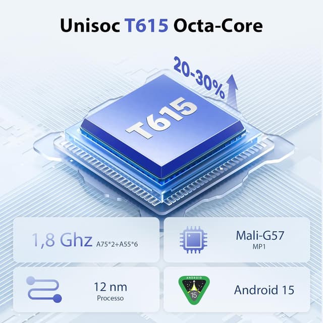 Detalle de Tablet Android 15 10 pollici K80G