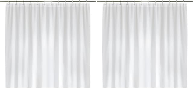 Thumbnail 6 de LiBa Waterproof PEVA Shower Curtain 72x72 White