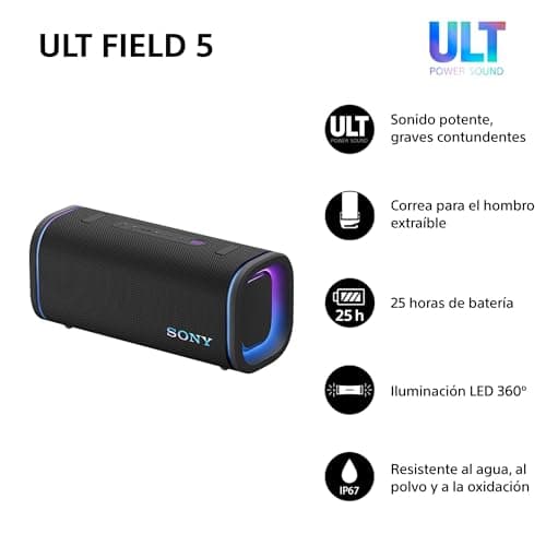 Detalle 2 de Sony ULT Field 5 Altavoz Bluetooth 25 h de batería 🔊