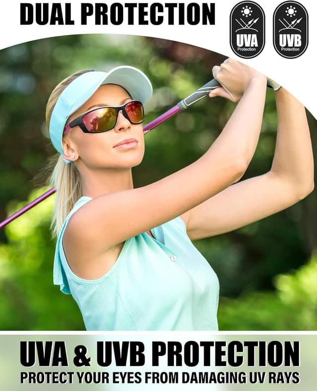 Detalle 2 de Myiaur Women Sports Sunglasses M8140 – Lightweight wrap-around with UV400 and polarised lenses