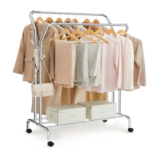 Detalle de SONGMICS HSR107E01 Burro para ropa 103,5 cm 🚪