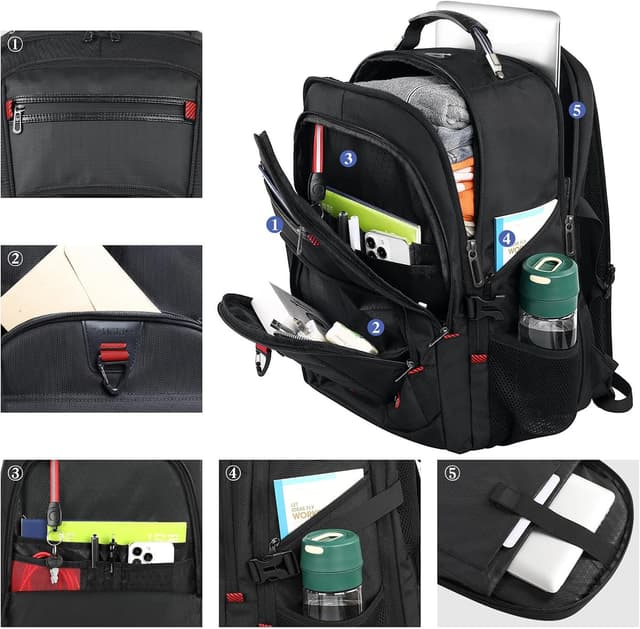 Detalle de Z-MGKISS 52L travel laptop backpack