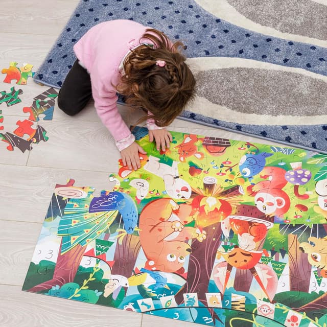 Detalle 2 de Baroni Toys Puzzle per bambini 72 pezzi