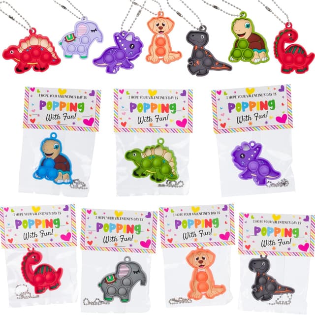 Detalle de Funeta 30 Pack Animal Pop Its for Kids
