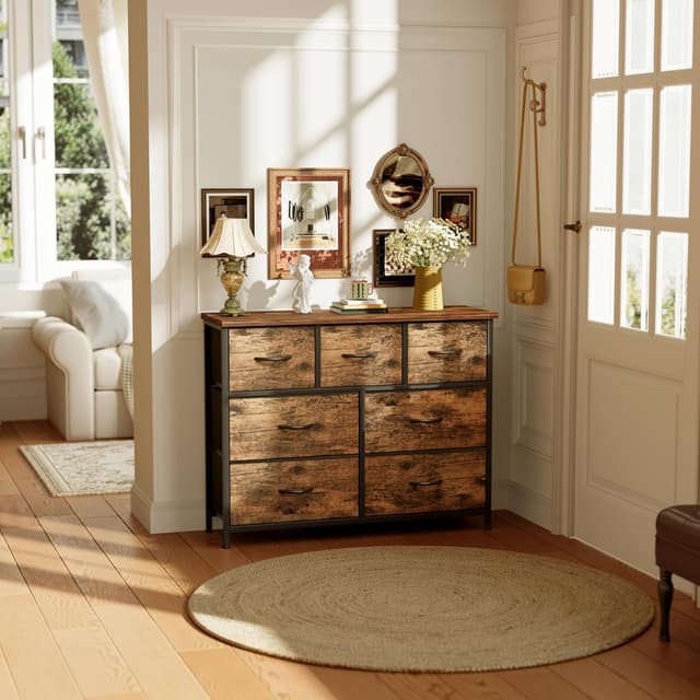 Thumbnail 6 de CAIYUN 7-Drawer Fabric Chest of Drawers for Bedroom & Hallway Storage