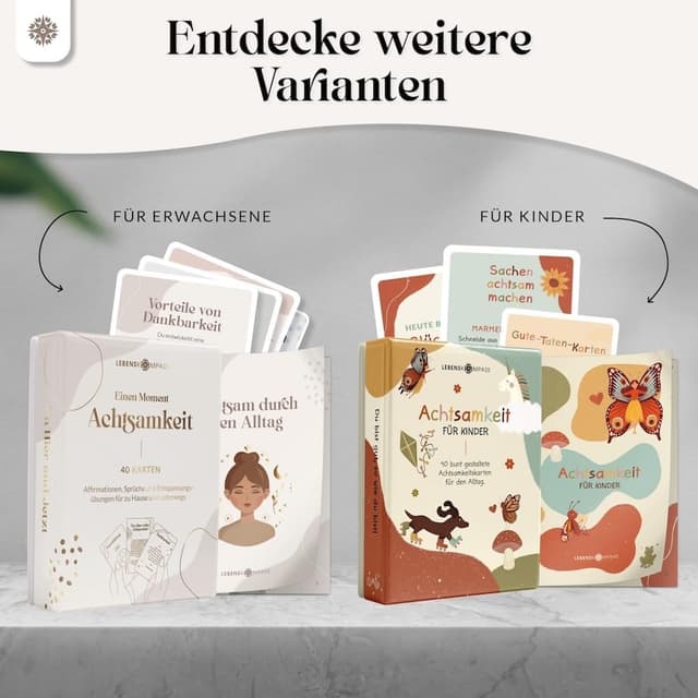 Thumbnail 6 de LEBENSKOMPASS 40 Achtsamkeitskarten 🃏