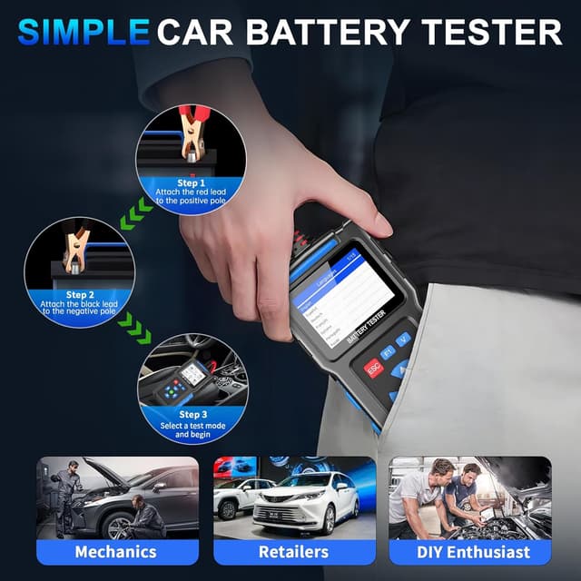 Thumbnail 5 de BT300 Battery Load Tester 12V, 20–2000 CCA car tester