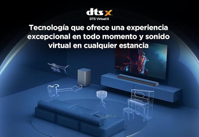 Thumbnail 5 de TCL S55HE Barra de sonido Dolby Atmos 220 vatios