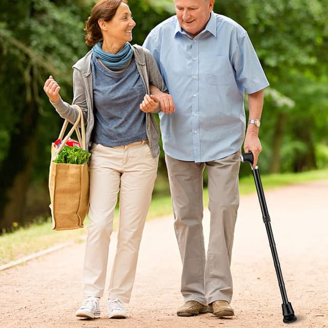 Thumbnail 6 de OOCOME Höhenverstellbarer Gehstock mit Licht 77–90 cm