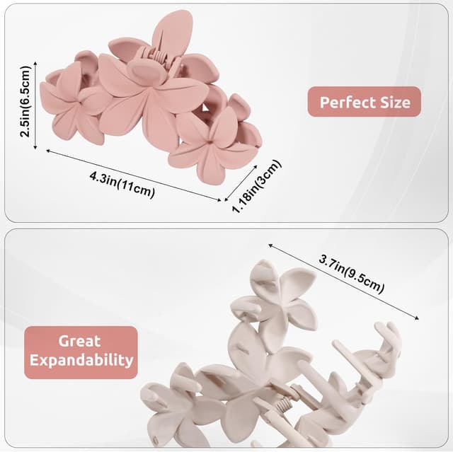 Thumbnail 2 de Lolalet 6 pezzi Mollettone Fiore per capelli 🎀