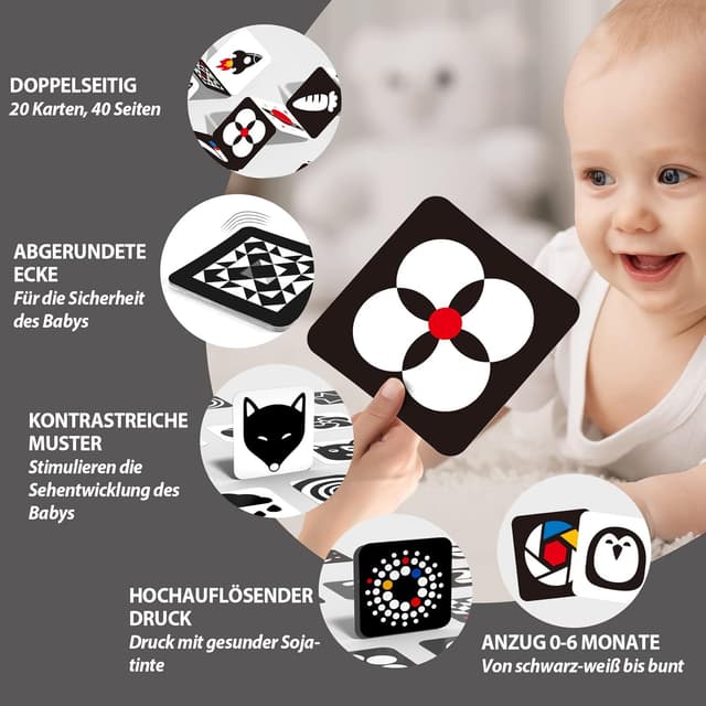 Thumbnail 6 de hahaland Kontrastkarten 20 Karten