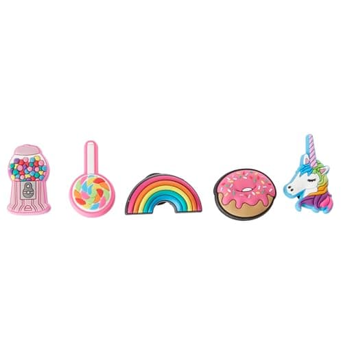 Detalle de Crocs Jibbitz 5-Pack colgantes unicornio, talla única
