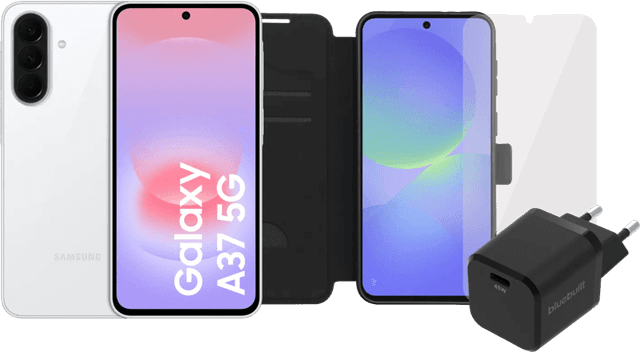 Detalle de Samsung Galaxy A37 128 GB Weiß 5G + Komplettes Zubehörset
