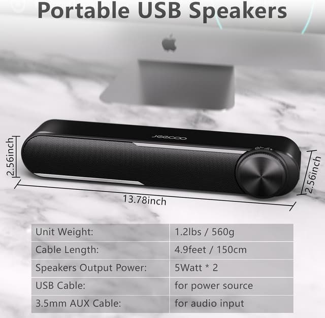 Thumbnail 4 de Jeecoo A30 PC Lautsprecher
