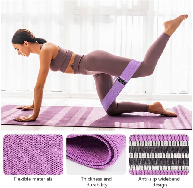 Detalle de flintronic Fabric Resistance Bands set 3 levels ๐ง