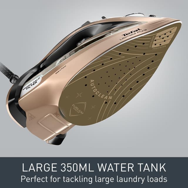 Detalle 2 de Tefal Ultimate Pure Steam Iron FV9854G0 (3100W) with 300g/min steam burst