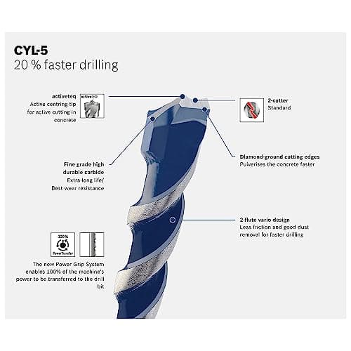 Thumbnail 5 de Bosch Professional Set Robust Line CYL-5 para hormigón Ø 4–8 mm