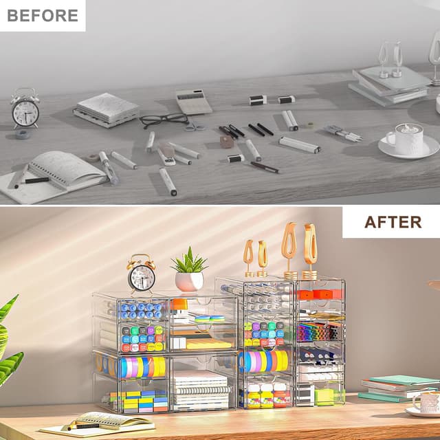 Thumbnail 4 de GoMaihe Acryl Organizer 7 Schubladen