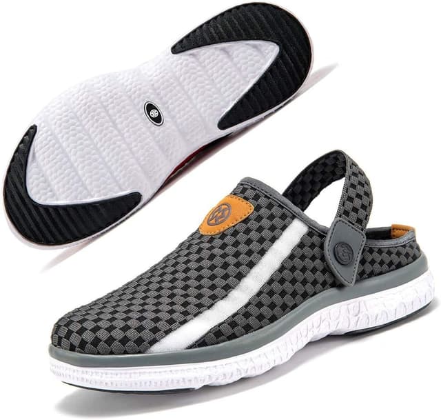 Detalle de Chaussons hommes / sabots, mules et sandales de jardin respirantes ultra-légères (taille 36 à 48)