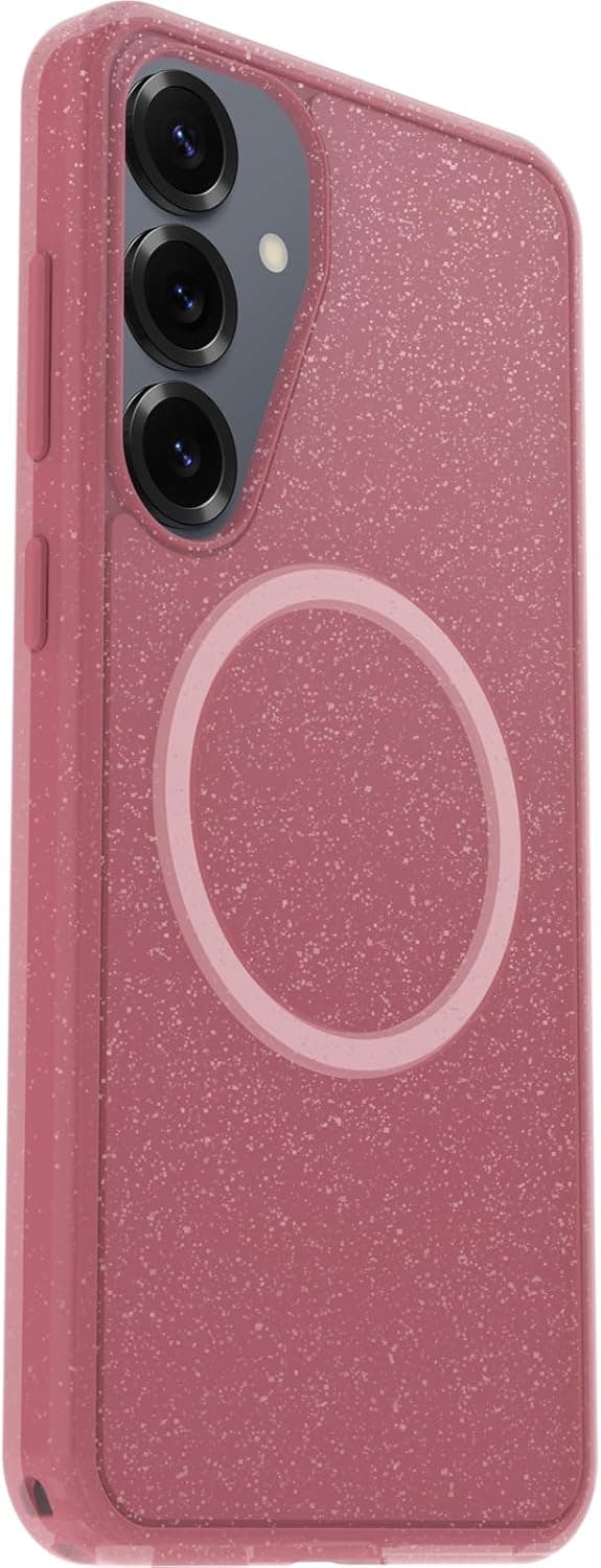 Detalle 2 de OtterBox Symmetry Series Clear avec aimants pour Samsung Galaxy S25+ — coque anti-chocs transparente