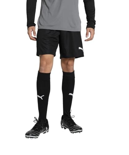 Imagen de Puma Teamliga Shorts Pantalones cortos Black-White para hombre en OfertitasTOP