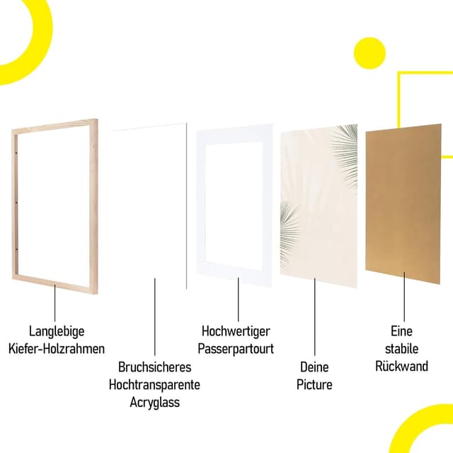 Detalle 2 de kollyseek Bilderrahmen 20x25 cm Echtholz