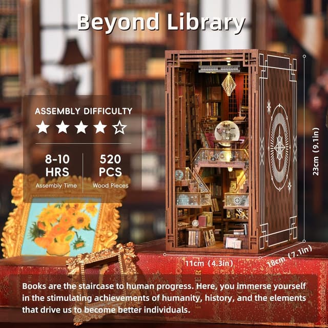 Imagen de CCCDF Beyond Library Book Nook Kit en OfertitasTOP