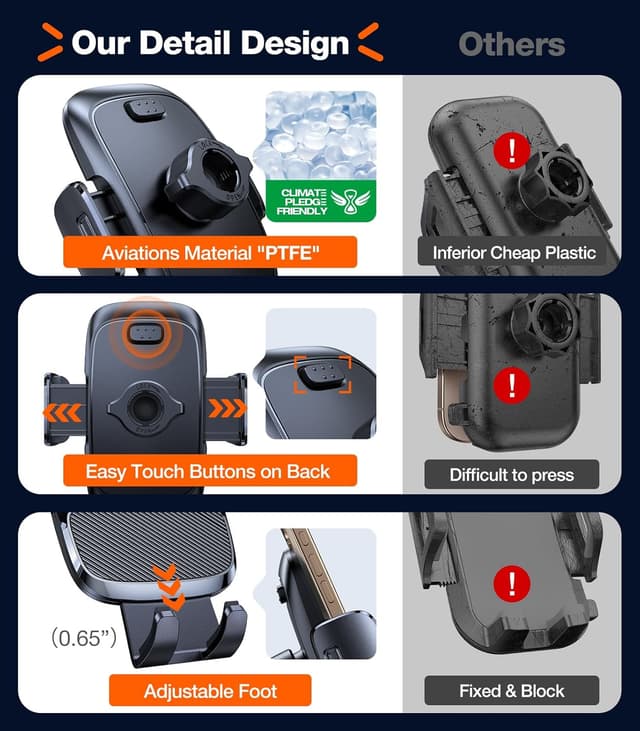 Thumbnail 6 de TORRAS Ultra-Durable Car Phone Holder 96+ lbs