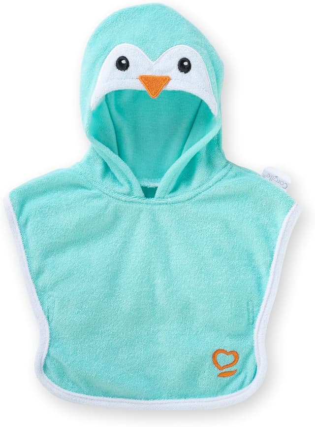Detalle de Corolle Mantello da bagno con pinguino per poupon da 30 cm (dai 18 mesi)