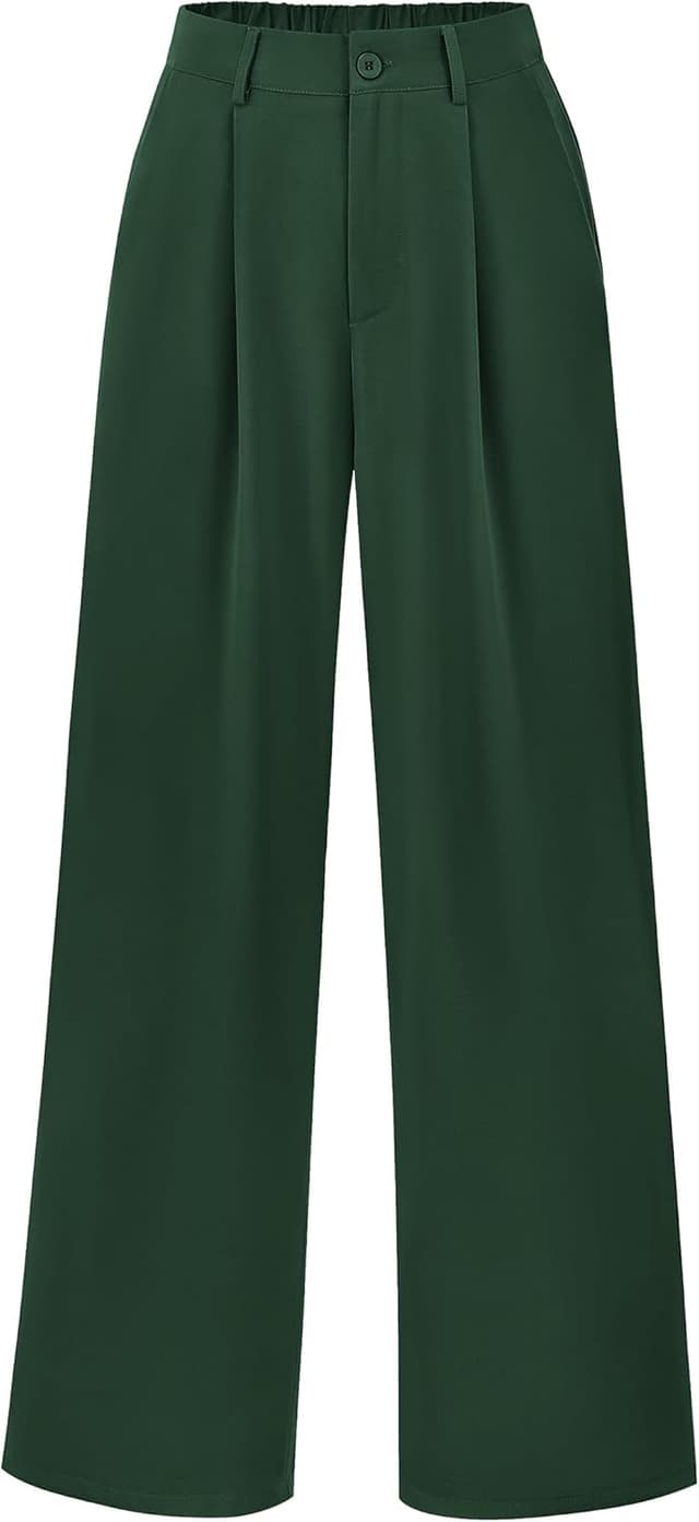 Detalle de PRETTYGARDEN Wide Leg Pants for Women (High-Waisted, Business Casual with Pockets)