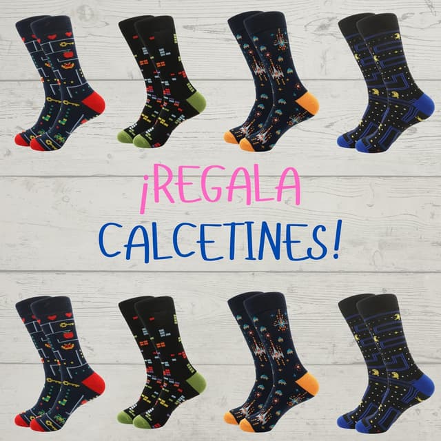 Thumbnail 5 de PETIBU 4 Pares Calcetines hombre 40-46