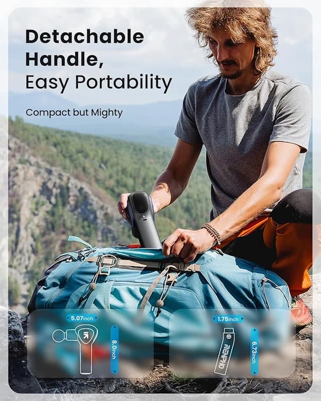 Thumbnail 5 de Renpho Reach Pistola de Masaje Profesional con LED 💆♂️