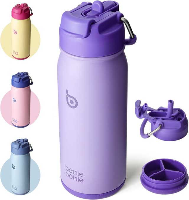 Imagen de BOTTLE BOTTLE Stainless Steel Kids Water Bottle 470ml 🚰 en OfertitasTOP