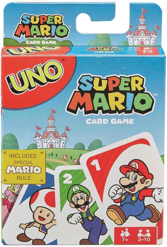 Detalle de UNO Super Mario Kartenspiel (Mattel Games) – für 2–10 Spieler ab 7 Jahren