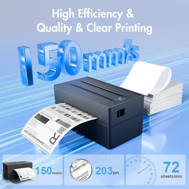 Thumbnail 5 de Bluetooth Thermal Label Printer 4x6