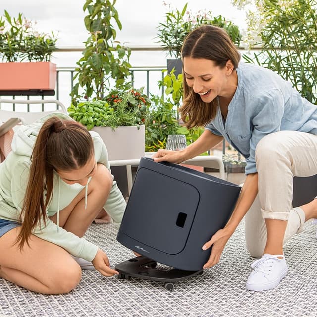 Thumbnail 6 de Lechuza PILA Storage 35x35x33 cm Schiefergrau