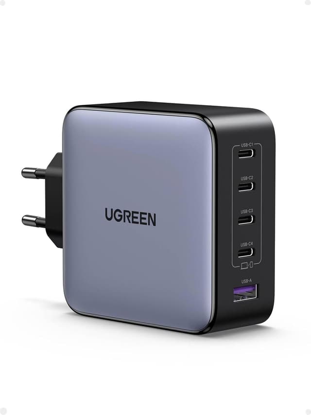 Detalle de UGREEN Nexode Caricatore USB-C GaNInfinity 5 porte da 100W