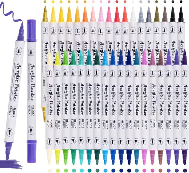 Detalle de Crayons acryliques 36 couleurs résistants à l eau