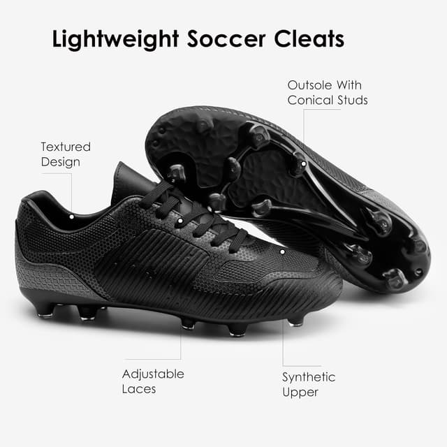 Detalle de DREAM PAIRS Men’s Firm Ground Soccer Cleats with TPU Outsole