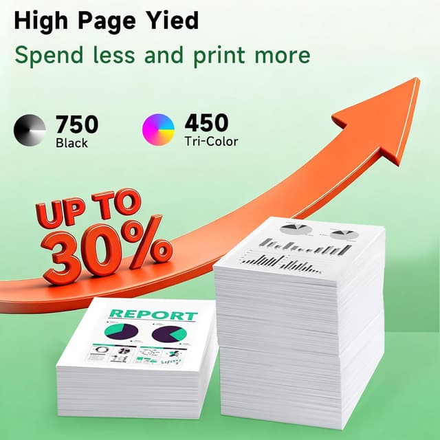 Detalle de 305XL High Yield Ink Cartridges (Black & Colour) – 2-Pack Replacement for HP 305