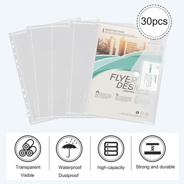 Detalle de 30er Dokumententasche A4 mit Klettverschluss 30,7x24 cm