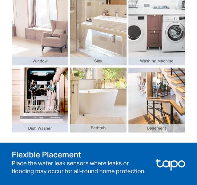 Thumbnail 5 de TP-Link Tapo T300 Water Leak Detector 90dB 💧