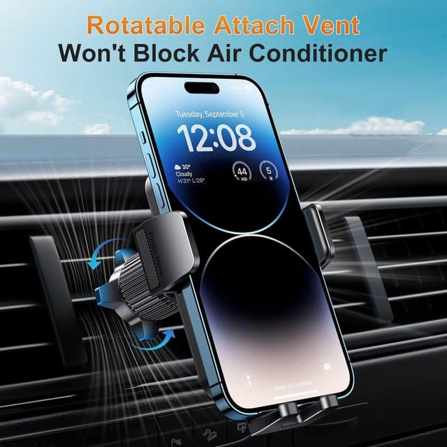 Thumbnail 1 de DOLYOFG Car Phone Holder Vent phone mount