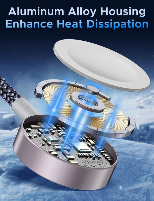 Detalle de Amasuki 2Pack Travel Essentials Multi Charging Cable (Lightning to Lightning, 3-in-2) for Apple Watch & iPhone